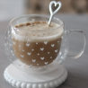 Tasse ronde en verre à double paroi